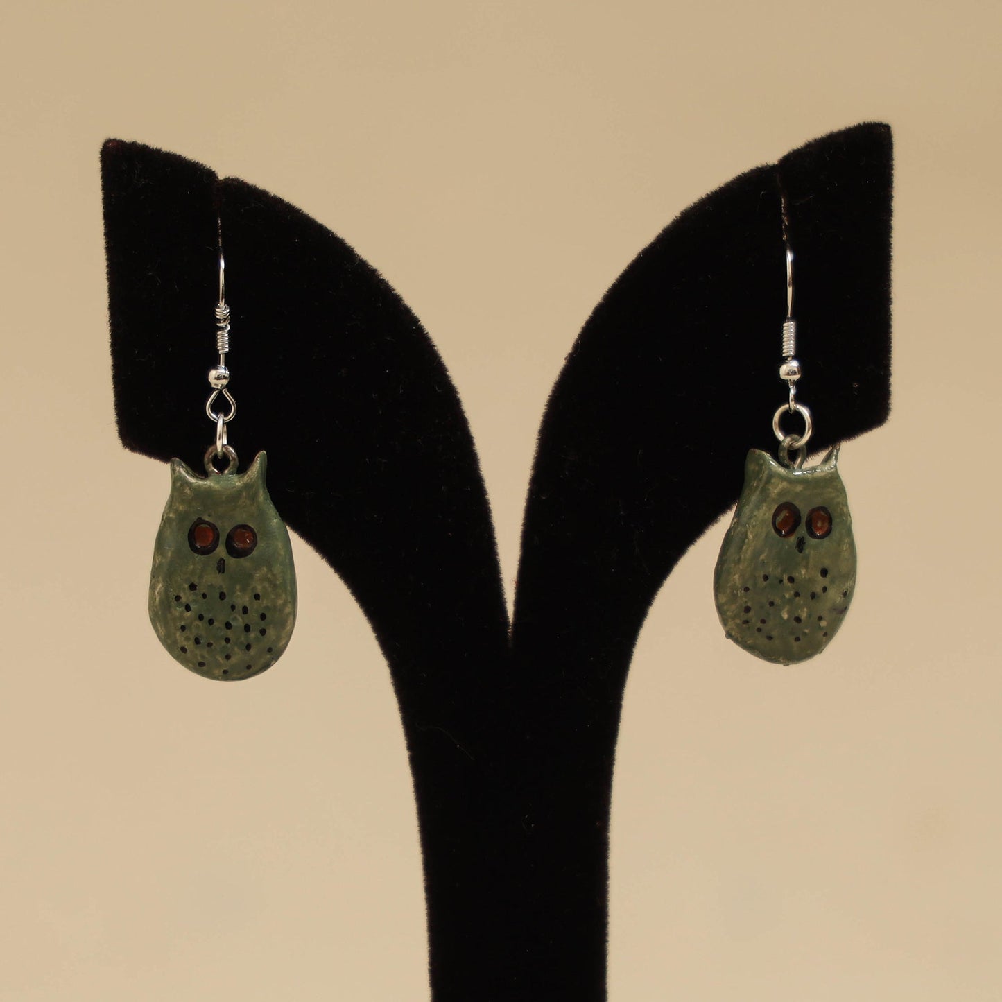 Quirklets handpainted clay earrings 64 - handcrafted