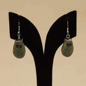 Quirklets handpainted clay earrings 64 - handcrafted
