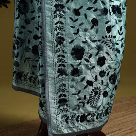 Ranihati chapa work chanderi silk hand embroidery dupatta