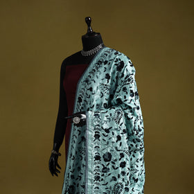 Ranihati chapa work chanderi silk hand embroidery dupatta