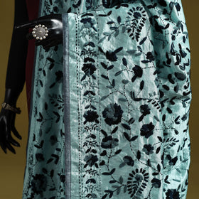 Ranihati chapa work chanderi silk hand embroidery dupatta