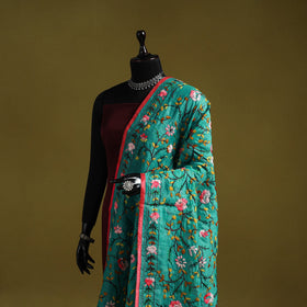 Ranihati chapa work chanderi silk hand embroidery dupatta