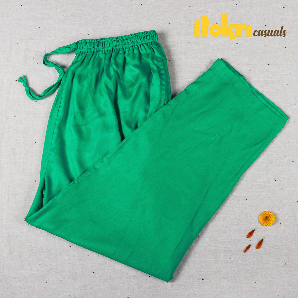 Buy Rayon Fabric Plain Palazzo Pant at iTokri.com