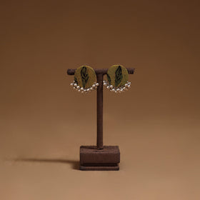 Rubina ghungroo work fabart handmade earrings - handcrafted