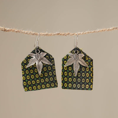 Green - ruby handcrafted gs fabart earrings 50