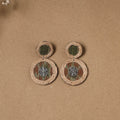 Ruhi jute fabart handmade earrings - handcrafted
