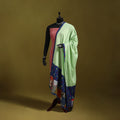 Running stitch with patchwork cotton dupatta 04