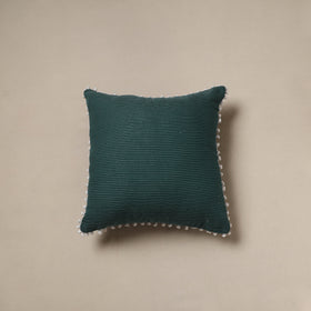 Running stitch plain cushion cover 55 - handcrafted