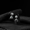 Green - saanjh bela sun oxidised jhumka earrings