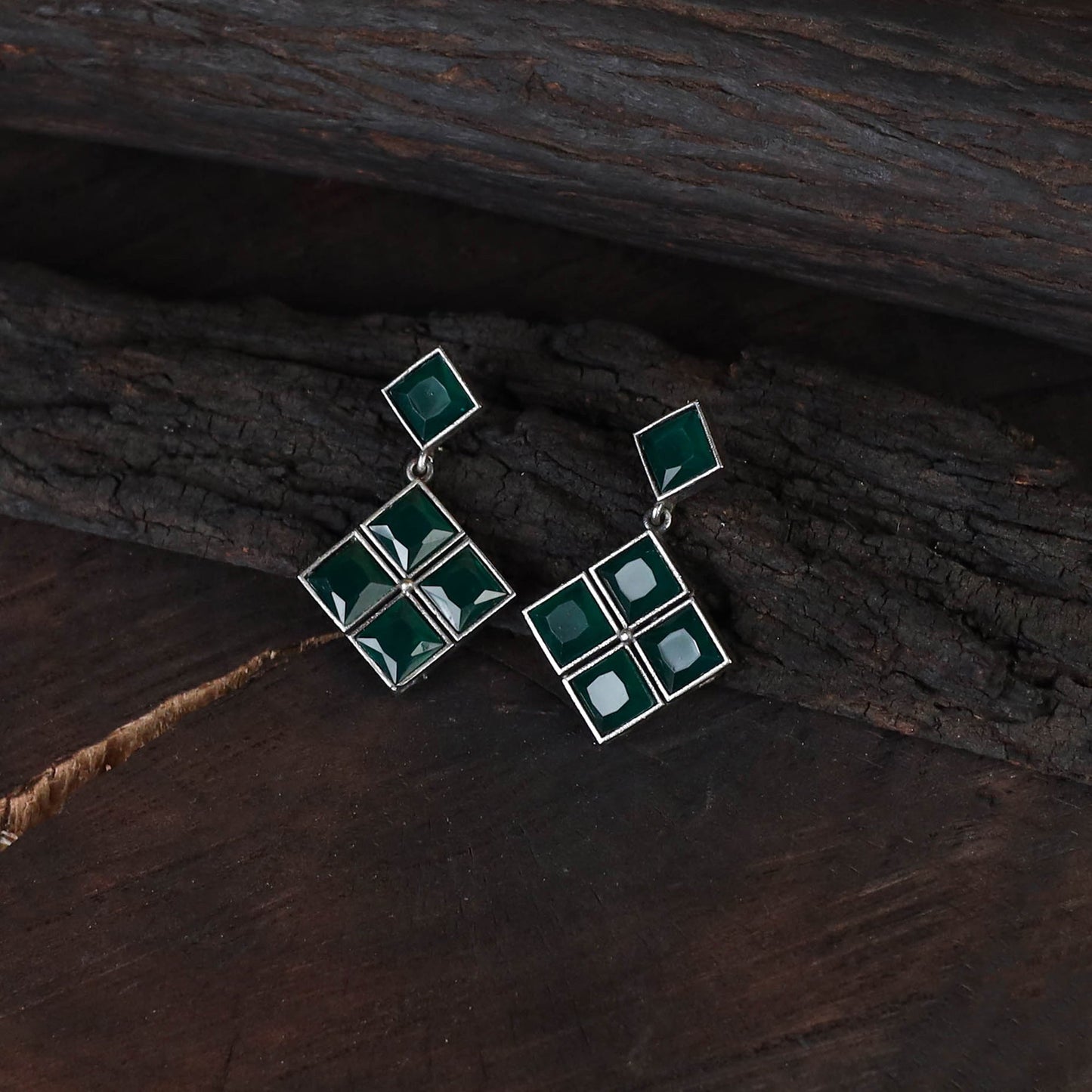 Saanjh Saaj Classic German Silver Necklace Set