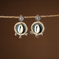 Green Sahiba Jute Fabart Handmade Earrings