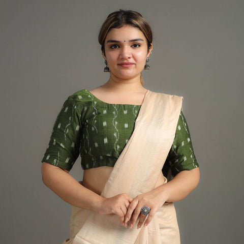 Explore Handwoven Cotton Sambalpuri Ikat Blouse 