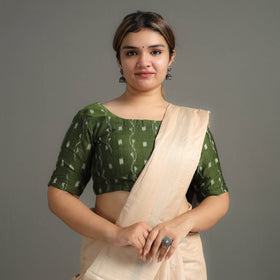 Explore Handwoven Cotton Sambalpuri Ikat Blouse 