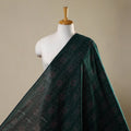 Green Sambalpuri Ikat Cotton Fabric
