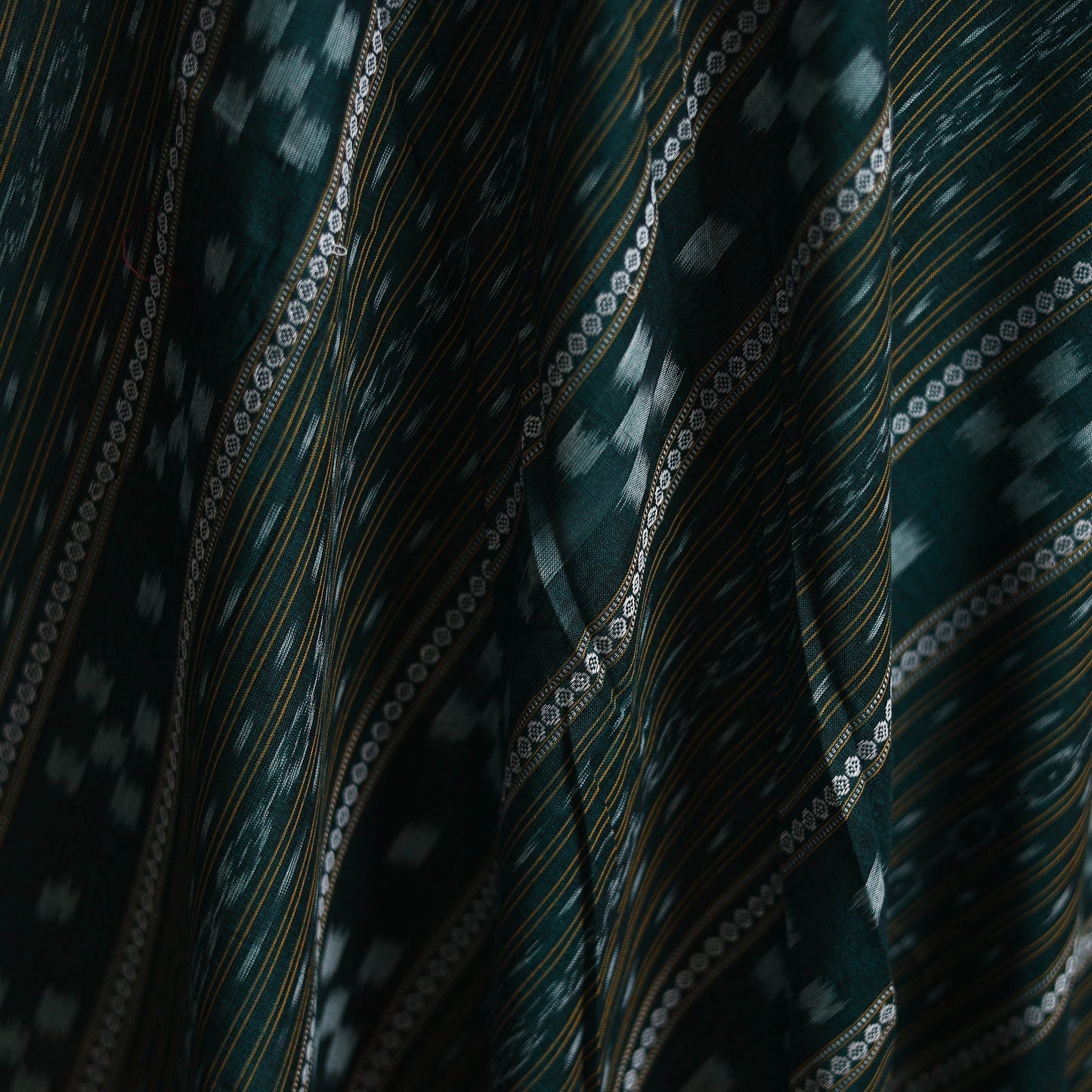 Sambalpuri ikat cotton fabric 04 - handcrafted