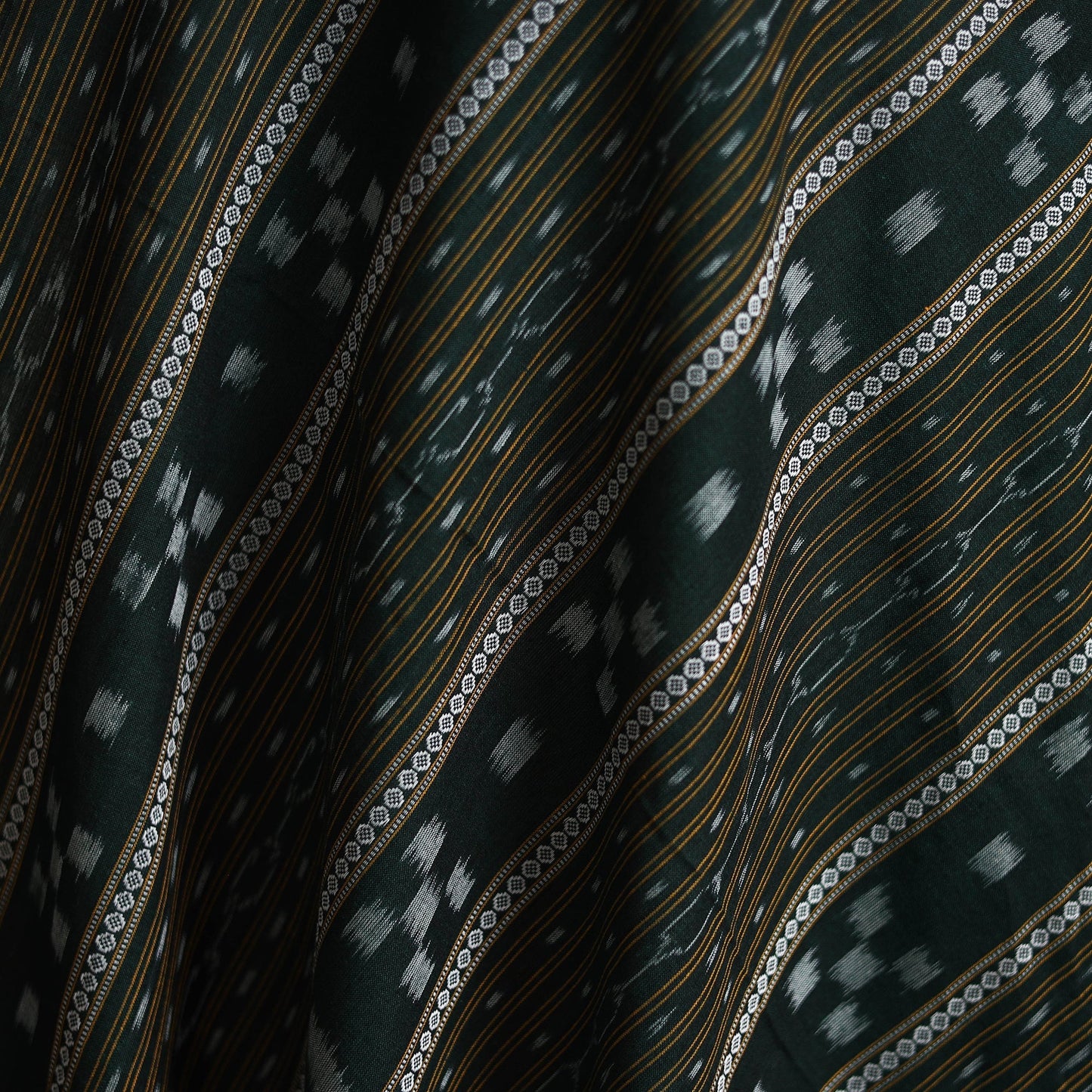 Sambalpuri ikat cotton fabric 09 - handcrafted