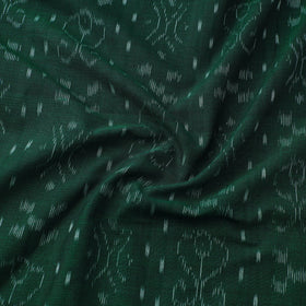 Green Sambalpuri Ikat Cotton Fabric
