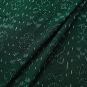 Green Sambalpuri Ikat Cotton Fabric