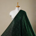 Green Sambalpuri Ikat Cotton Fabric
