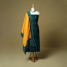 Sambalpuri ikat handloom cotton 3pc unstitched dress