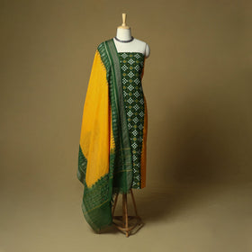 Sambalpuri ikat handloom cotton 3pc unstitched dress
