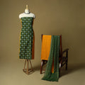 Sambalpuri ikat handloom cotton 3pc unstitched dress