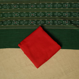 Sambalpuri ikat handloom cotton 3pc unstitched dress