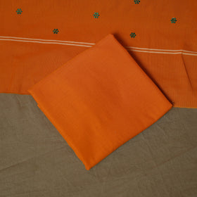 Sambalpuri ikat handloom embroidered cotton 3pc unstitched