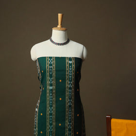 Sambalpuri ikat handloom embroidered cotton 3pc unstitched