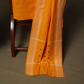 Sambalpuri ikat handloom embroidered cotton 3pc unstitched