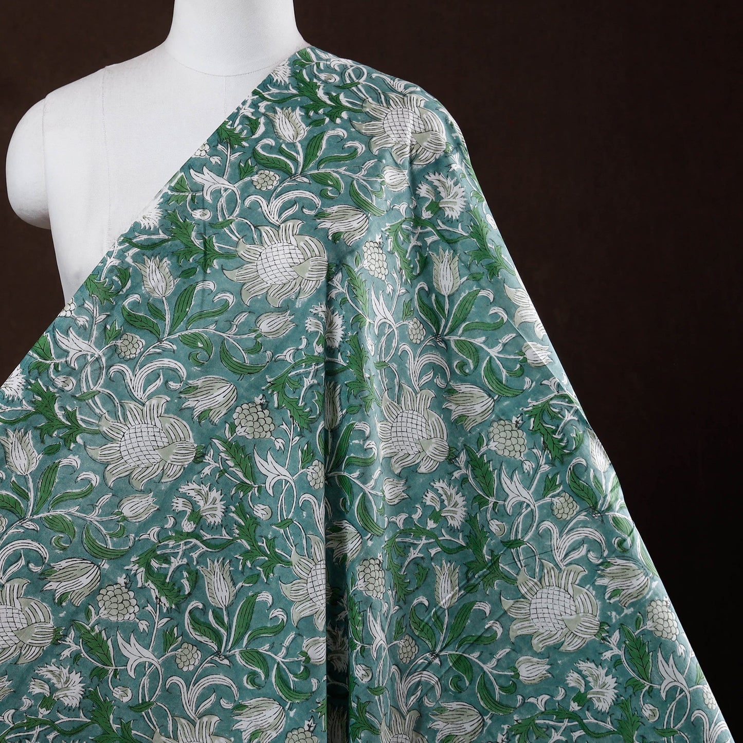 Sanganeri cotton fabric 03 - handcrafted