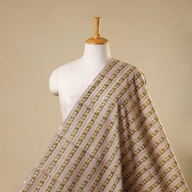 Green - sanganeri cotton fabric 42 - handcrafted