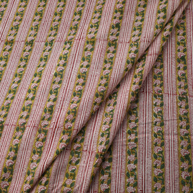 Green - sanganeri cotton fabric 42 - handcrafted