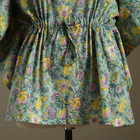 Sanganeri Block Print Cotton Kaftan (Short)