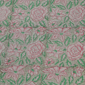 Sanganeri handloom pure wool fabric 04 - handcrafted