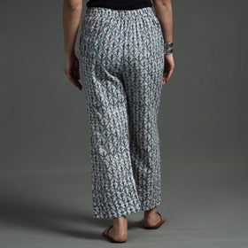 Buy Sanganeri Block Printed Cotton Elasticated Palazzo Online at iTokri.com