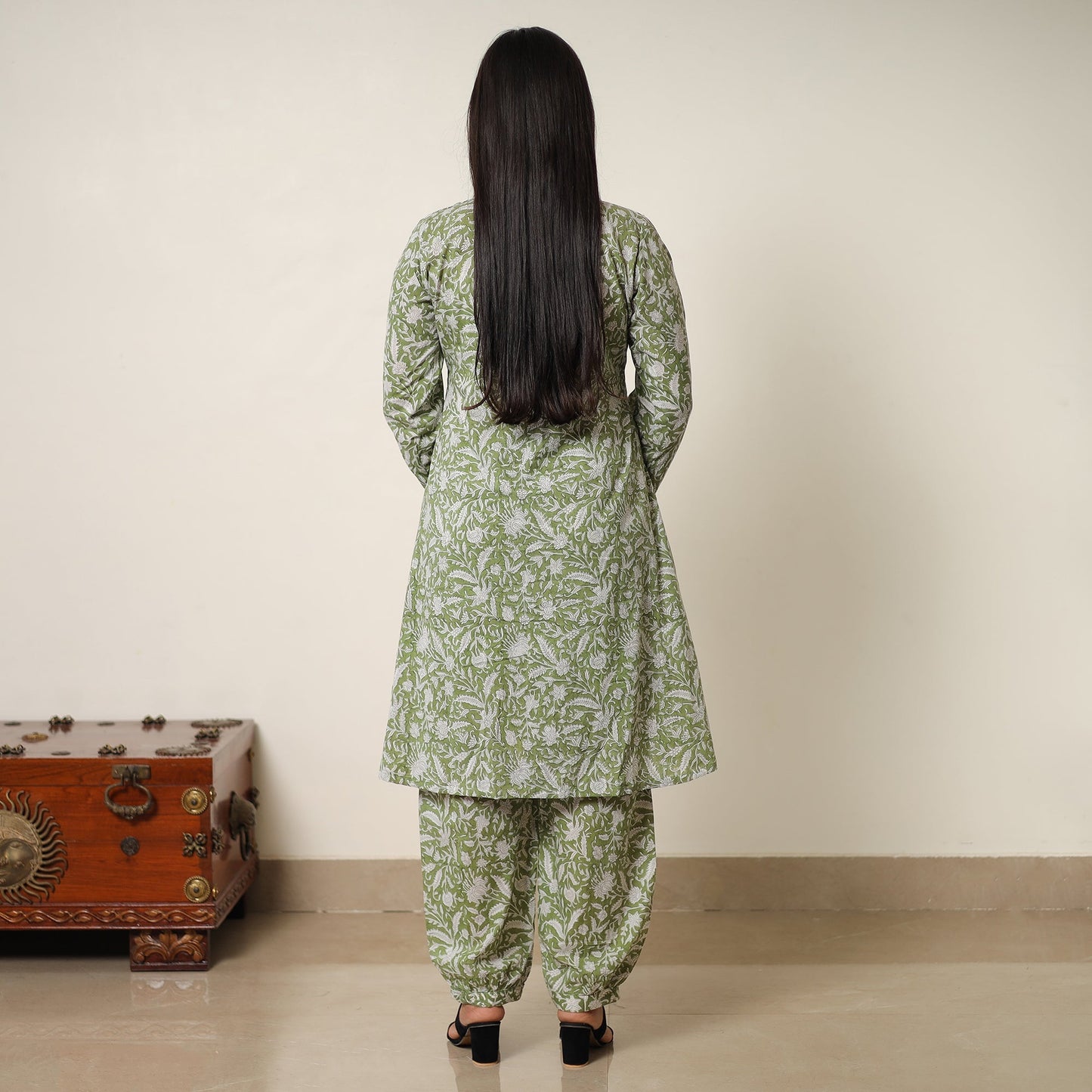  Sanganeri Block Printed Cotton Co-Ord Set 03 Online at iTokri.com