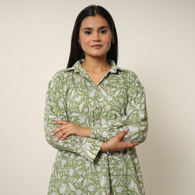  Sanganeri Block Printed Cotton Co-Ord Set 03 Online at iTokri.com