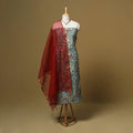 Sanganeri cotton 2pc unstitched dress material