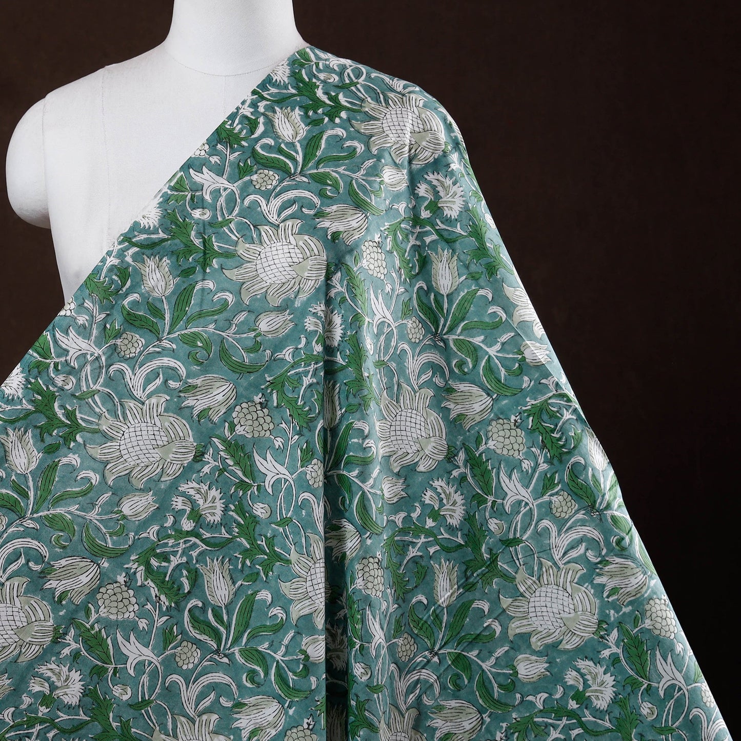 Sanganeri cotton fabric 03 - handcrafted