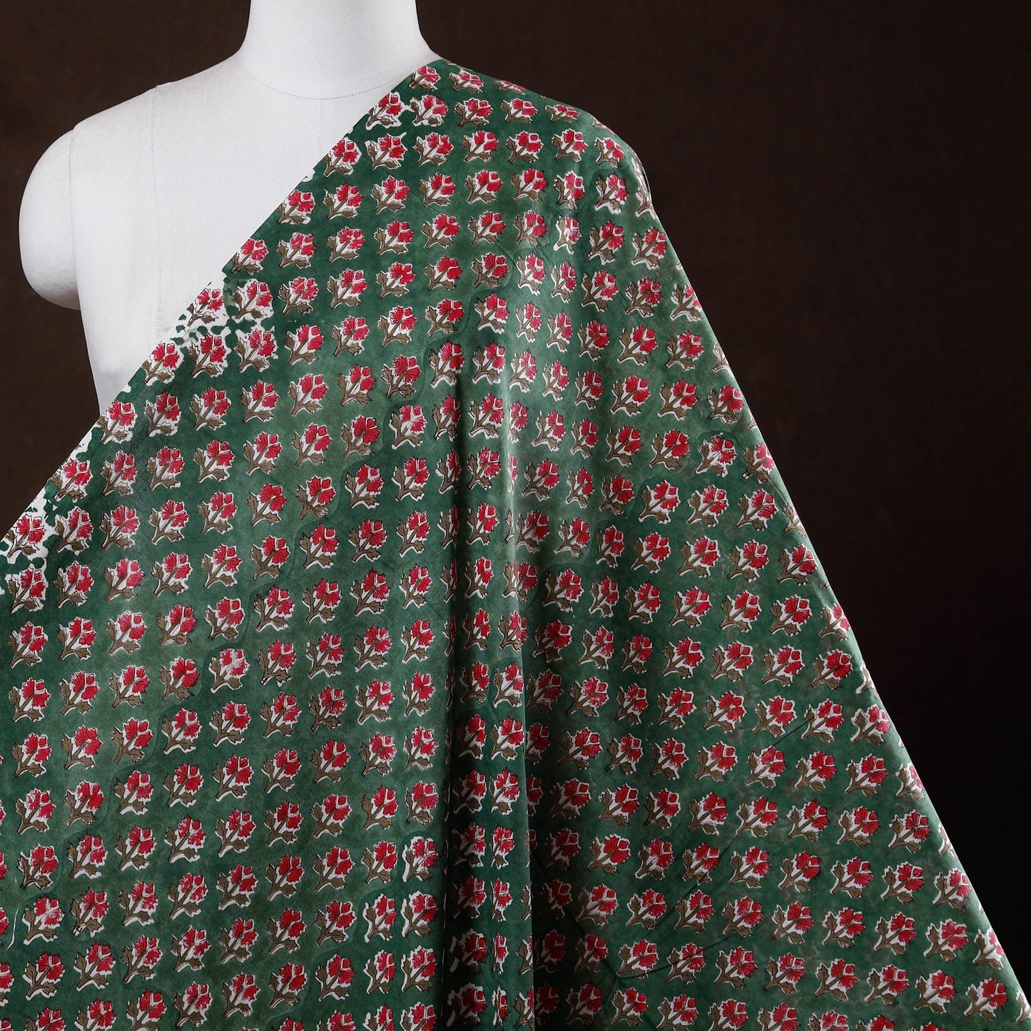 Sanganeri cotton fabric 04 - handcrafted