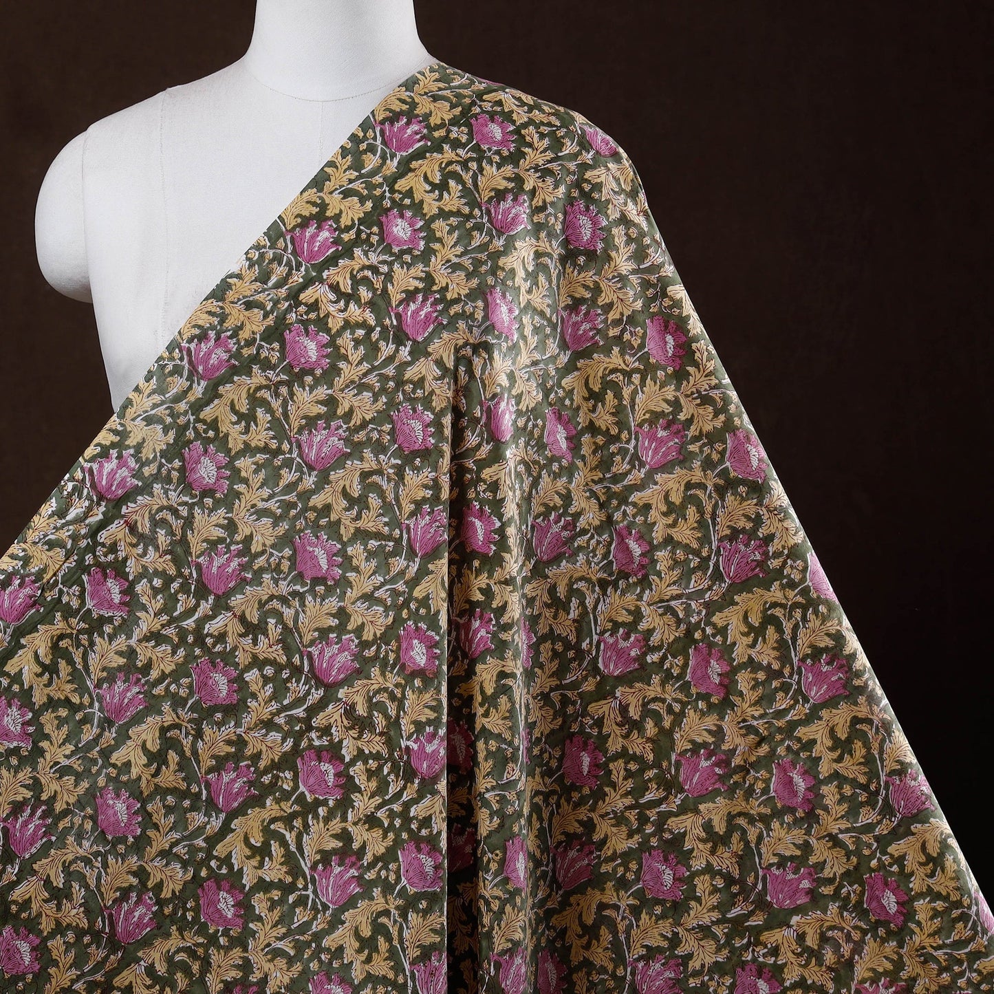 Sanganeri cotton fabric 06 - handcrafted