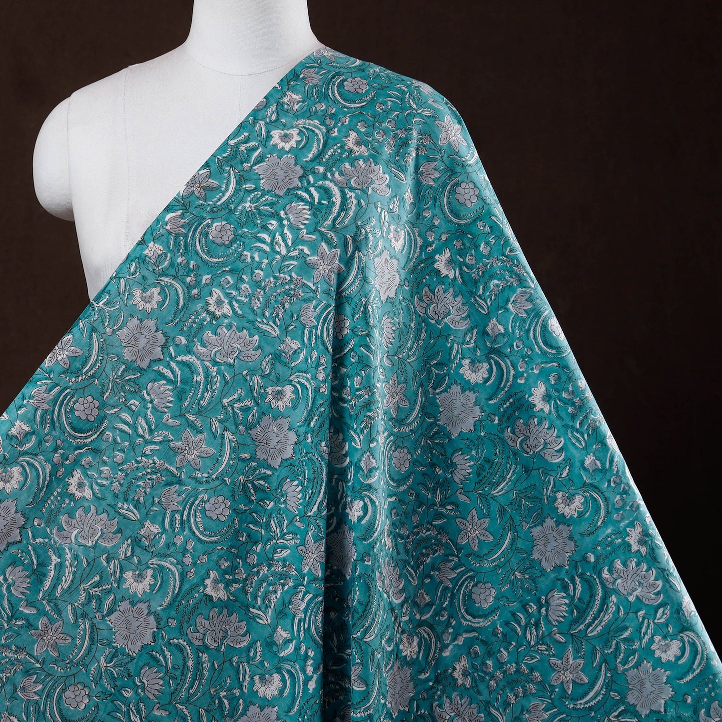 Sanganeri cotton fabric 07 - handcrafted