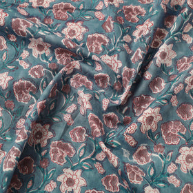  Green Sanganeri Block Print Cotton Fabric