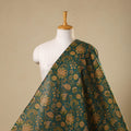 Green Sanganeri Block Print Cotton Fabric