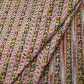 Green - sanganeri cotton fabric 42 - handcrafted