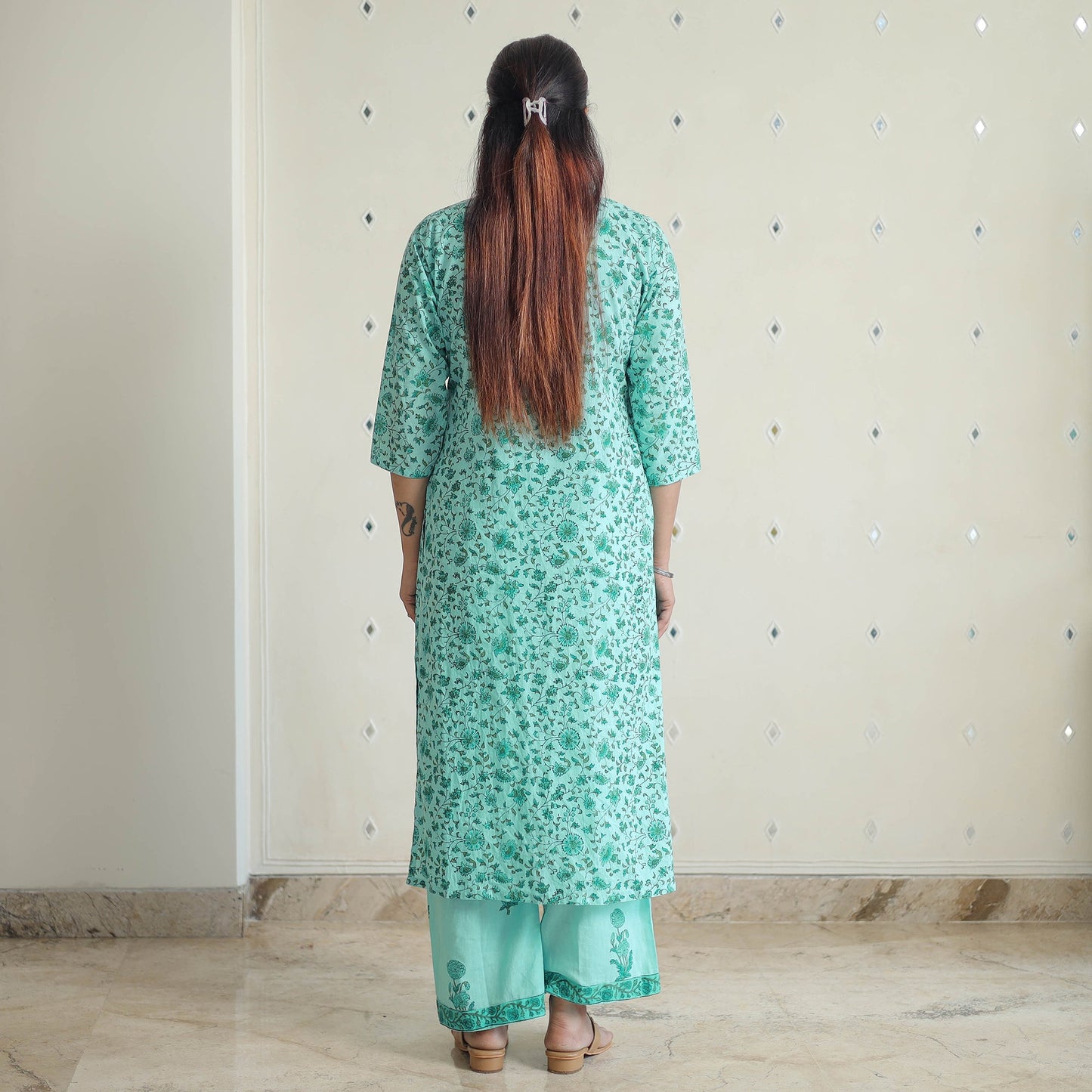 Buy Sanganeri Block Print Suit Set Shop Now Online in India