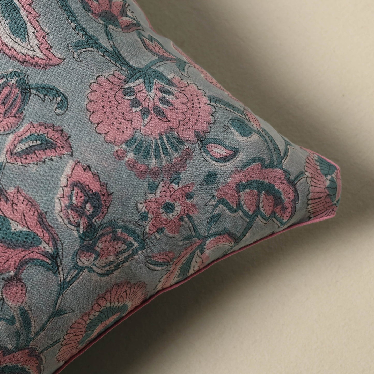 Sanganeri cushion cover 10 - handcrafted