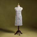 Green - sanganeri hand block print apron with pocket 24