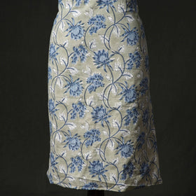 Sanganeri hand block print cotton 2pc unstitched dress